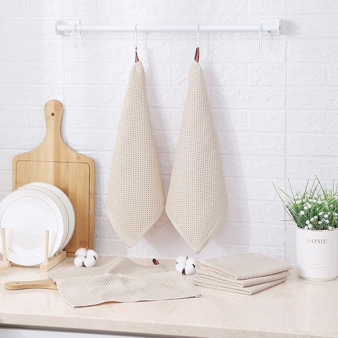 Kitinjoy 100% Cotton Kitchen Dish Cloths - Image 5
