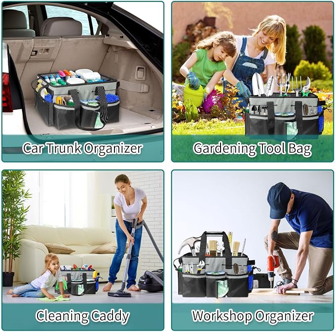 Cleaning Bags for Housekeepers, Large Cleaning Supplies Organizer - Image 7