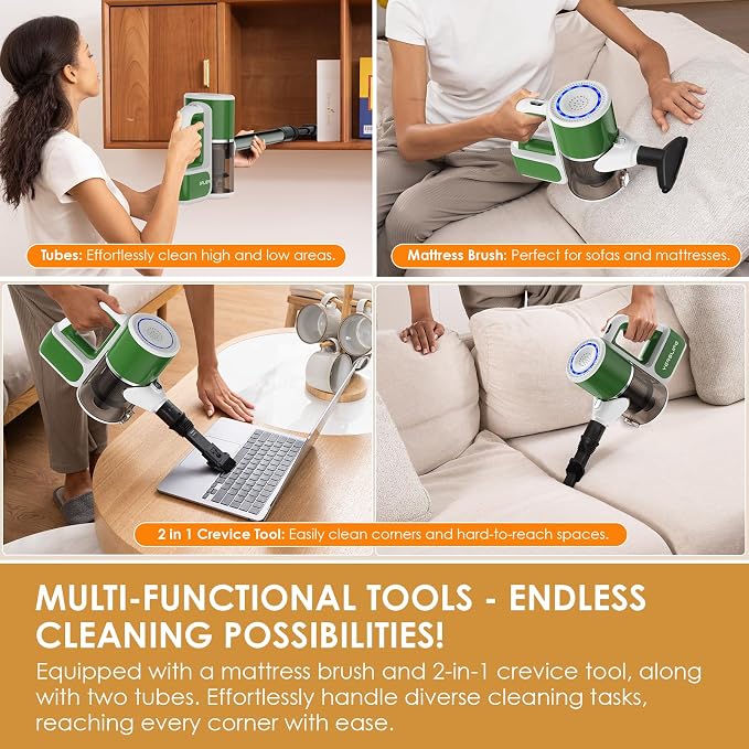 VersLife Cordless Vacuum Cleaner, Cordless Stick Vacuum - Image 5