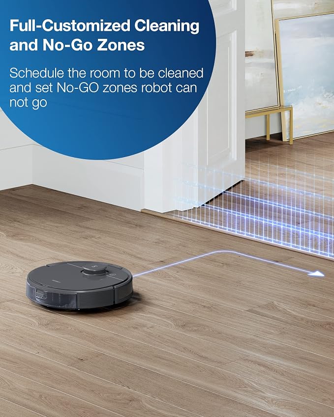 Ecovacs Deebot T8 Robot Vacuum and Mop Cleaner, Precise Laser Navigation - Image 5