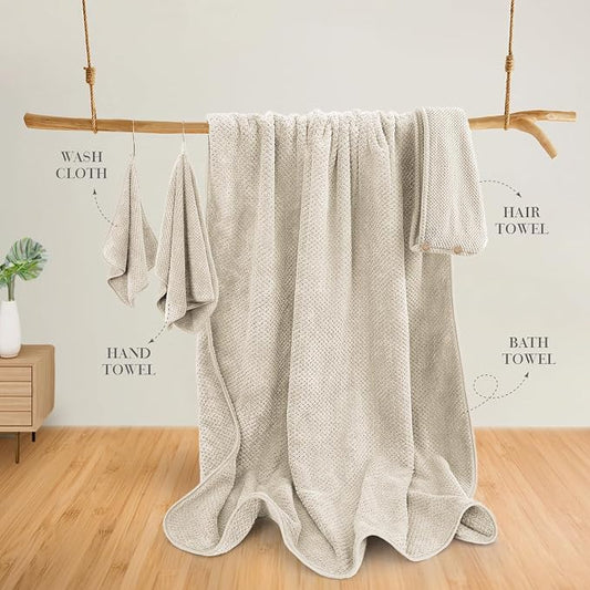 35X70 Inches Extra Large Bath Towels Sets of 4 - Image 2