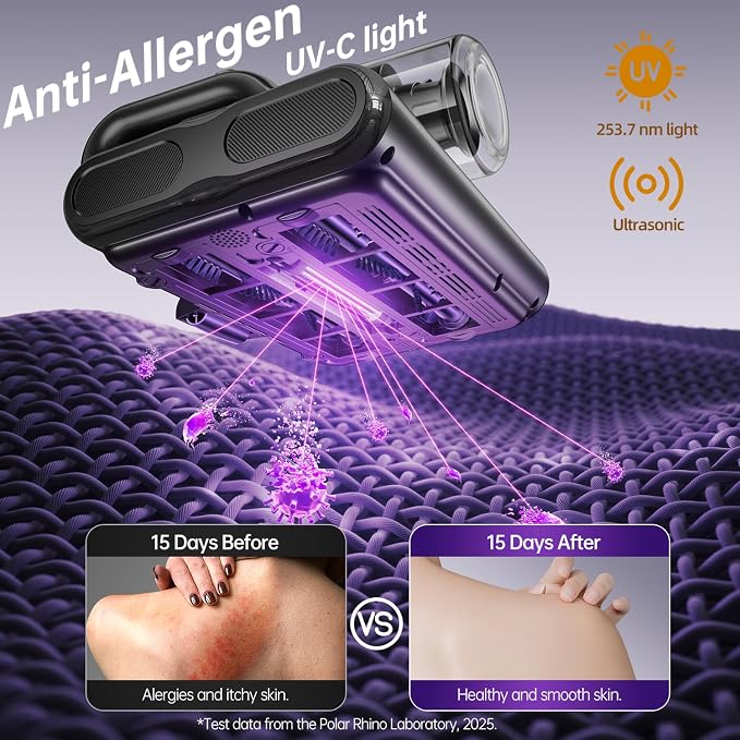 Dual Brush-Roll Mattress Vacuum Cleaner - Image 5