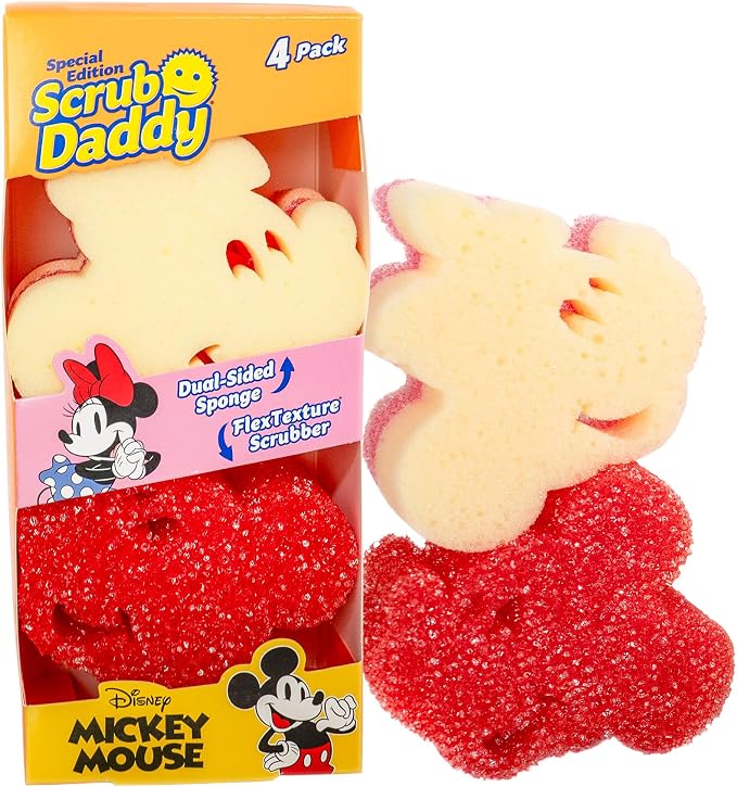 Scrub Daddy Mickey & Minnie Mouse Dish Sponges by ScrubDaddy