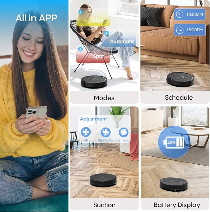 Bagotte Robot Vacuum and Mop - Image 5