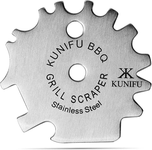 KUNIFU BBQ Grill Scraper, Stocking Stuffers, Bristle-Free by KUNIFU