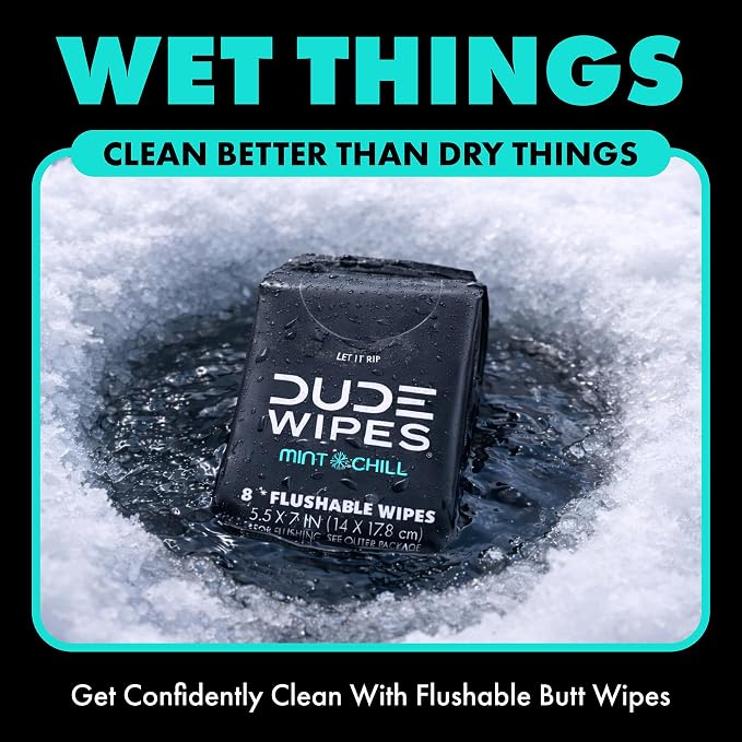 DUDE Wipes Mint Chill Pocket Packs - Image 5
