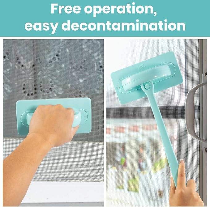 Window Screen Cleaner & Track Cleaning Kit – Mesh Screen Cleaning Brush + 3 - Image 6