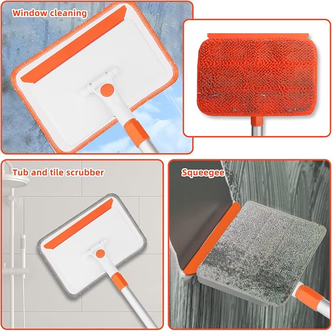 Qaestfy Wall & Baseboard Cleaner Mop Tool - Image 6