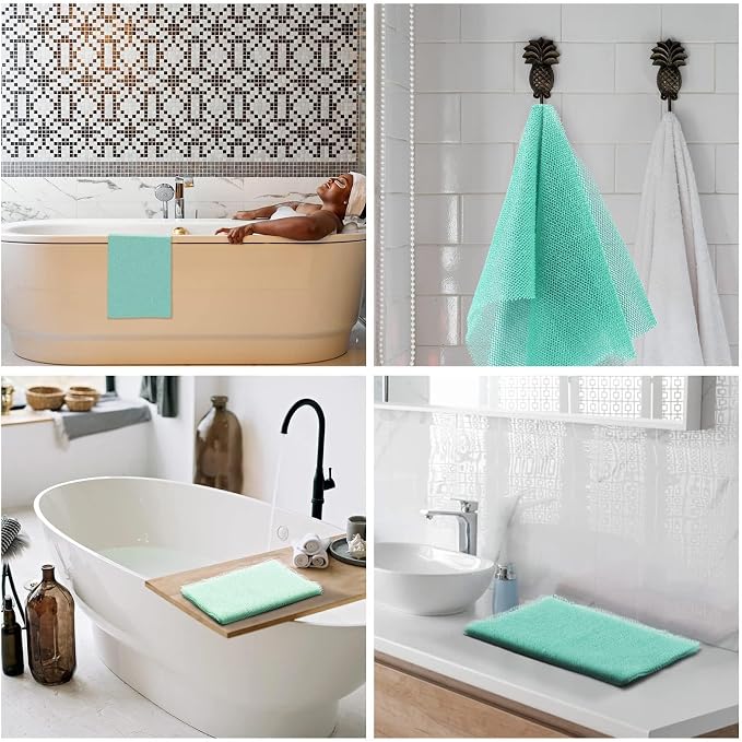 UJFQBH 2 Pieces African Bath Sponge African Net Long Net Bath Sponge - Image 6