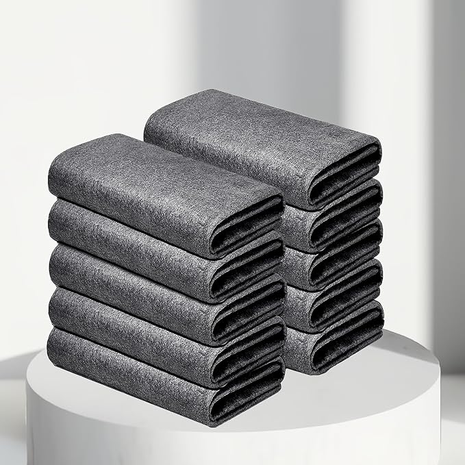 10 Pcs 11×11 Inches New Real Magic Cloth Thickened Magic Cleaning Cloth by BOOLUU