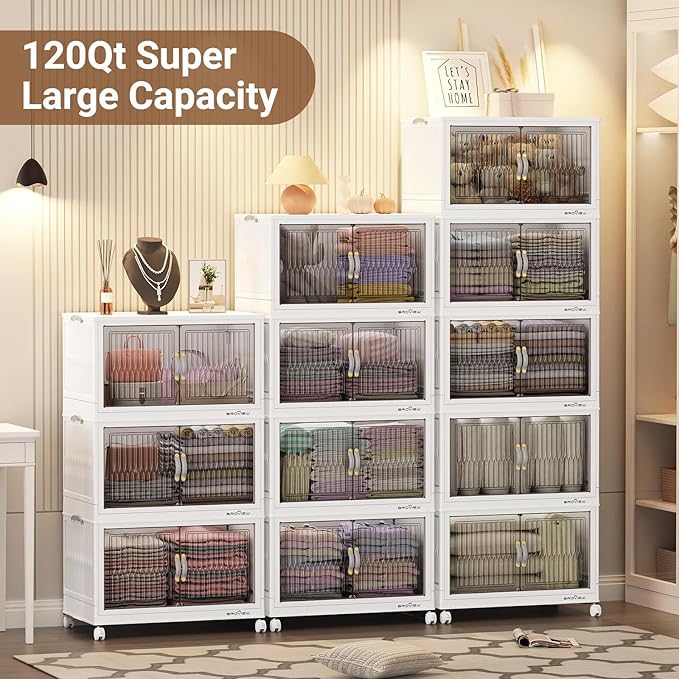 BROVIEW 600Qt Stackable Storage Bins - Image 7