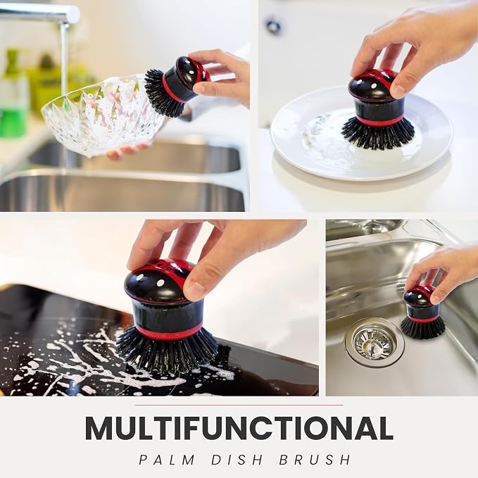 Vigar Ladybug Palm Dish Scrub Brush - Image 5