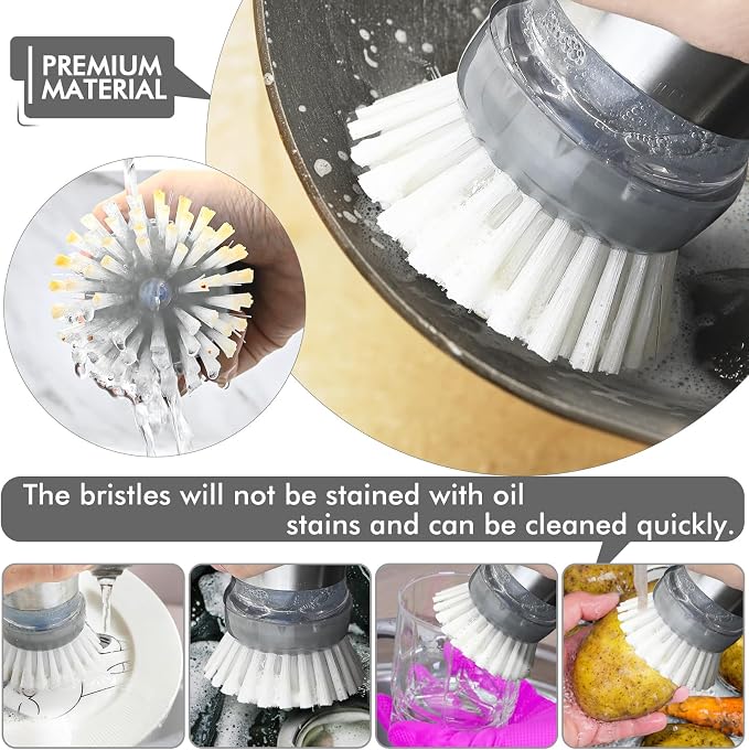 Palm Brush Refills for OXO Steel Soap Dispensing Dish Brush - Image 3