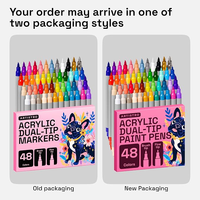 ARTISTRO 48 Acrylic Paint Markers - Image 7