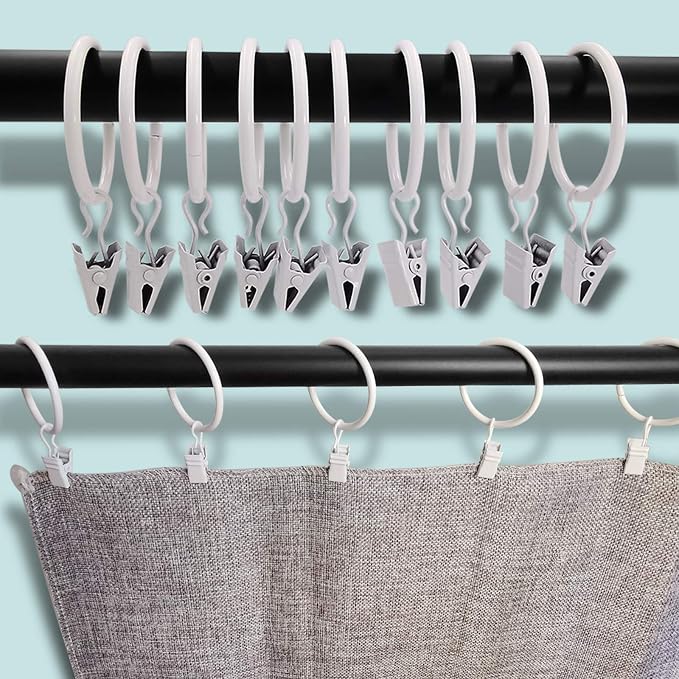 40 Pack Metal Curtain Rings - Image 5