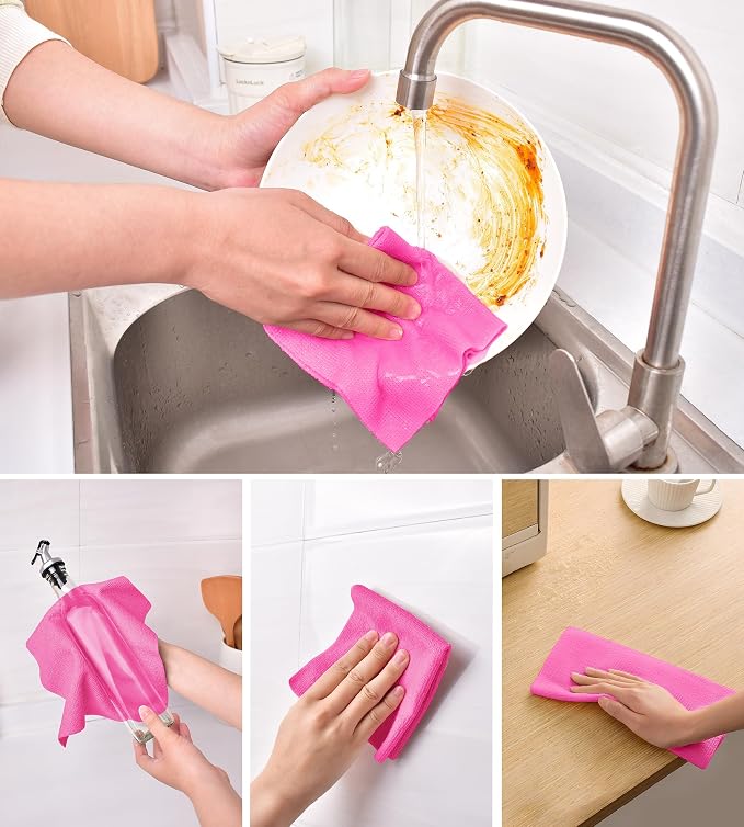 KitchLife Microfiber Cleaning Cloth Roll - Image 3