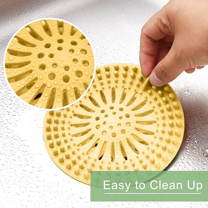 Gotega Bathroom Sink Drain Strainers, Hair Catcher Shower Drain Covers Protector - Image 7