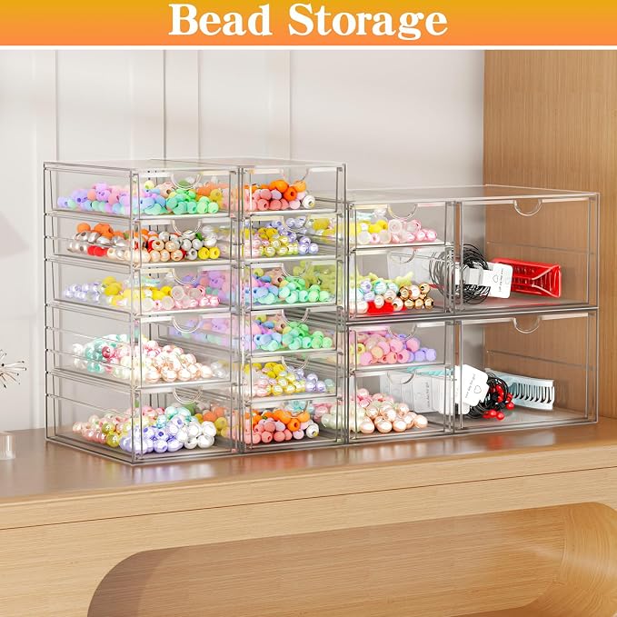 Acrylic Organizer with 6 Drawers, Bathroom Counter Organizer, Makeup Desk - Image 7