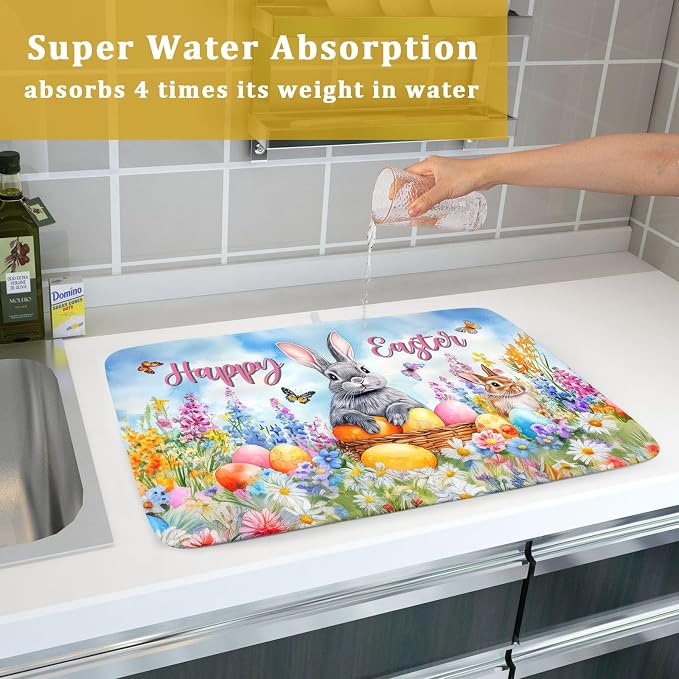 Khope Happy Easter Dish Drying Mat - Image 7