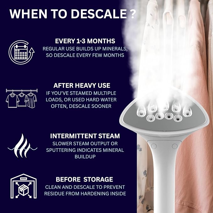 Garment Steamer Descaling Solution Decalcifier Packets - Image 4