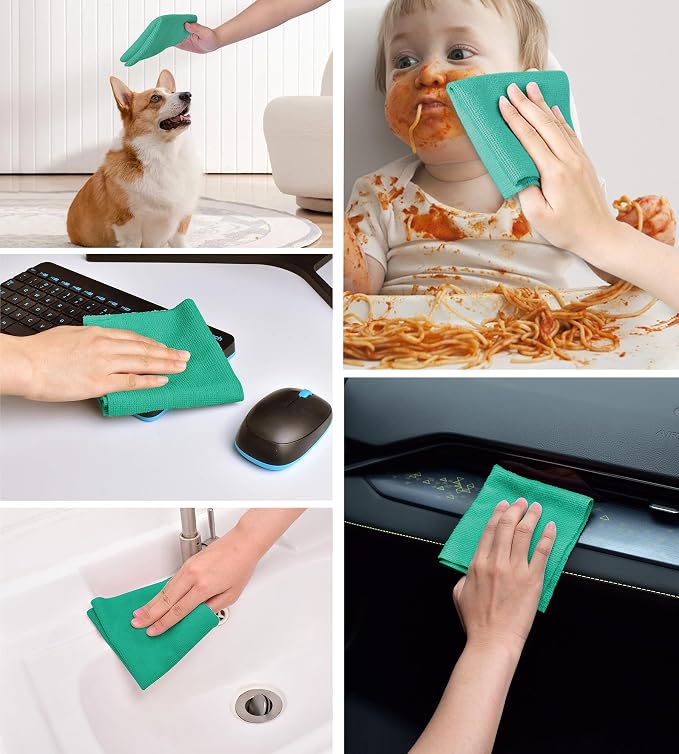KitchLife Microfiber Cleaning Cloth Roll - Image 6