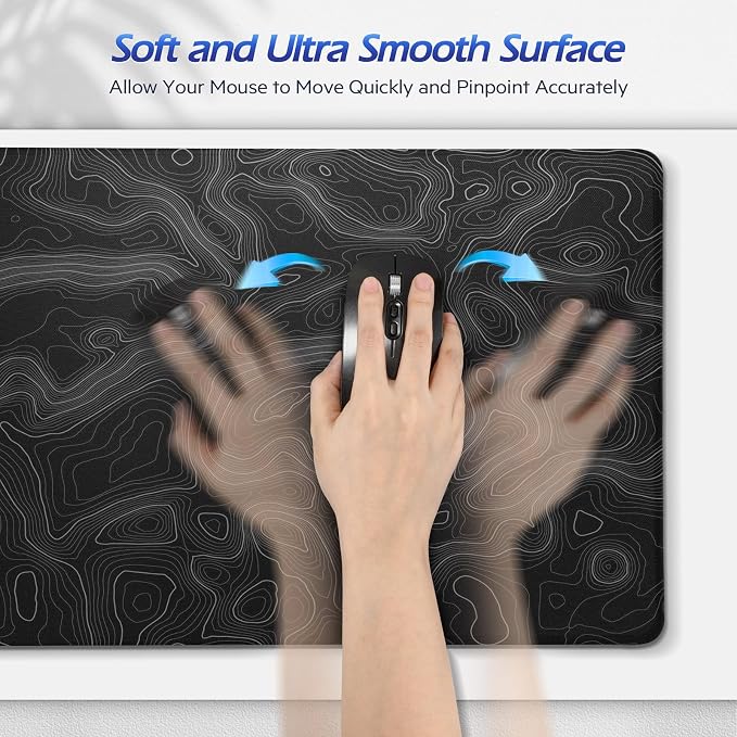 Gimars 4 in 1 Mouse Pad and Keyboard Wrist Rest Set, Large Mouse Pad - Image 7