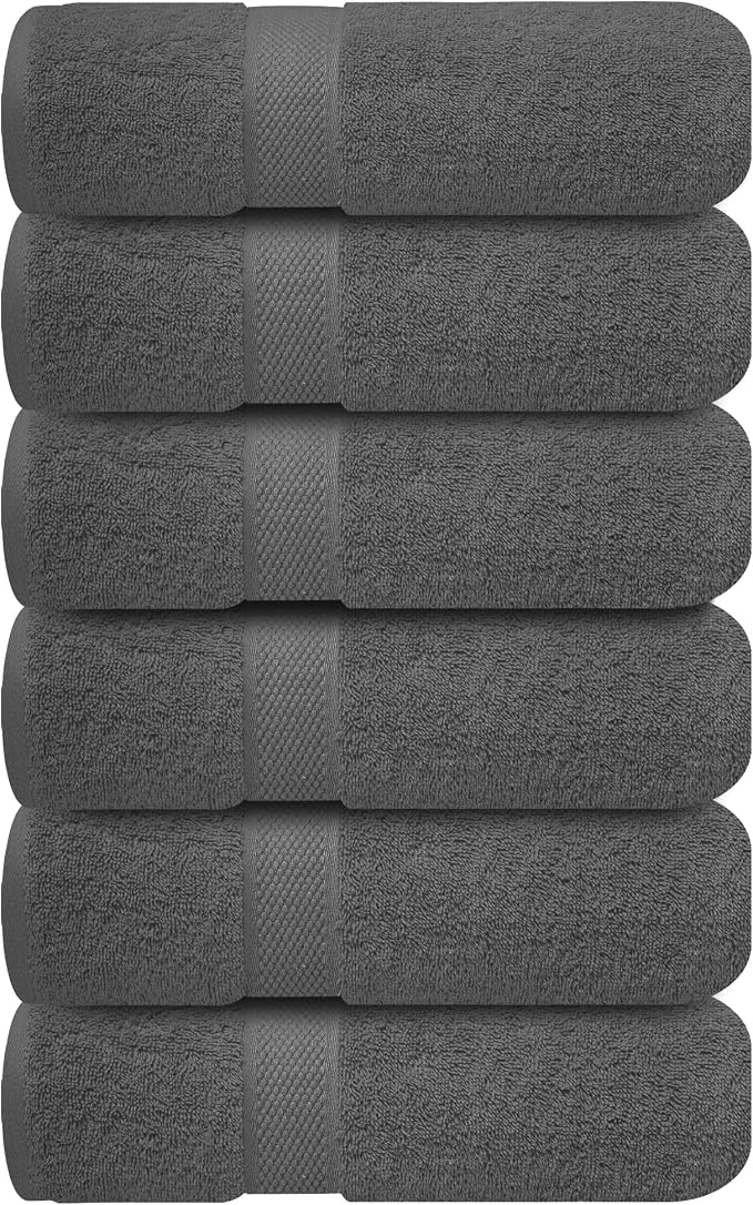 Infinitee Xclusives Dark Grey Hand Towels - Image 8