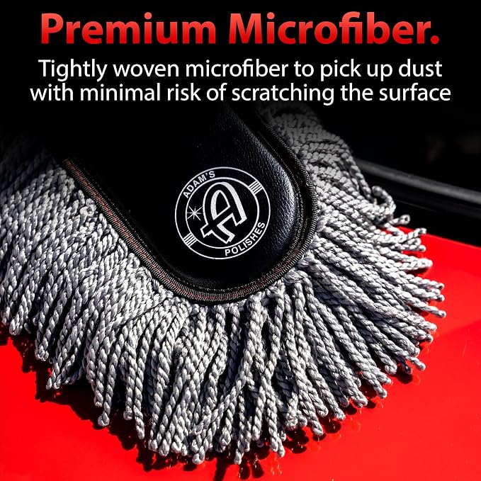 Adam's Polishes Microfiber Duster – Exterior Soft Premium Large Car Duster Kit - Image 7