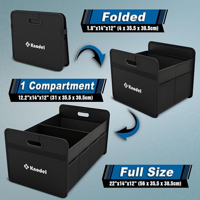 K KNODEL Car Trunk Organizer, Foldable Organizer - Image 4