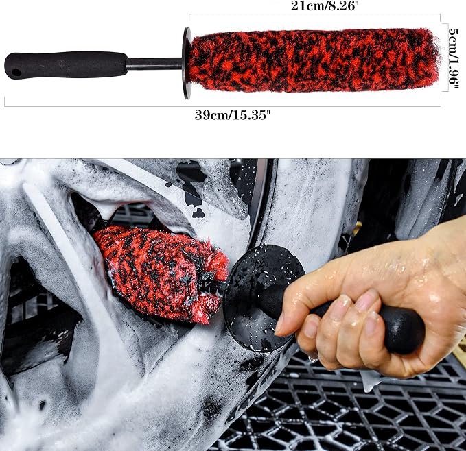 3 Pcs Soft Wheel Brushes for Cleaning Wheels Kit - Image 2
