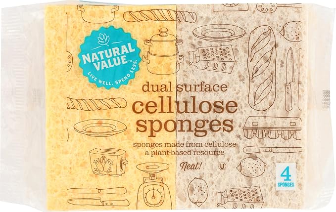 Natural Value Sponges, 4 Ct by NaturalValue