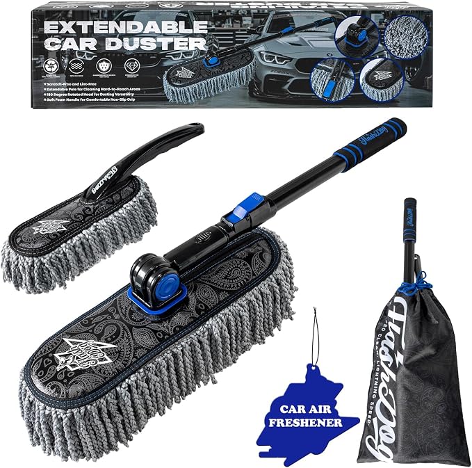 Flash Dog Car Duster Exterior & Interior Scratch Free Kit Microfiber and by FlashDog