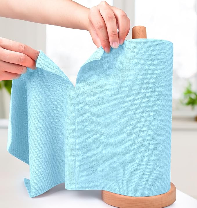 KitchLife Microfiber Cleaning Cloth Roll by OverDoorHooksKitchenSupplies