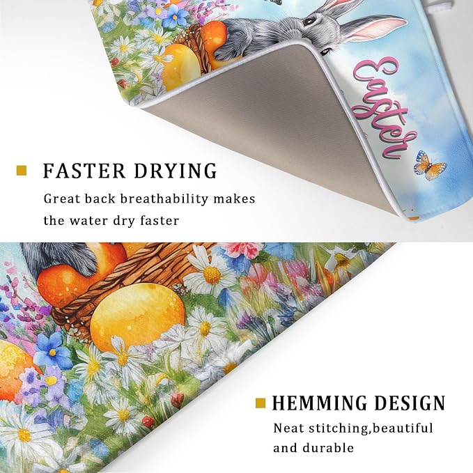 Khope Happy Easter Dish Drying Mat - Image 3