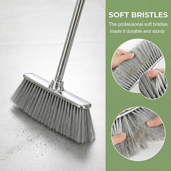 Indoor Soft Bristles Angle Sweeping Broom - Image 5