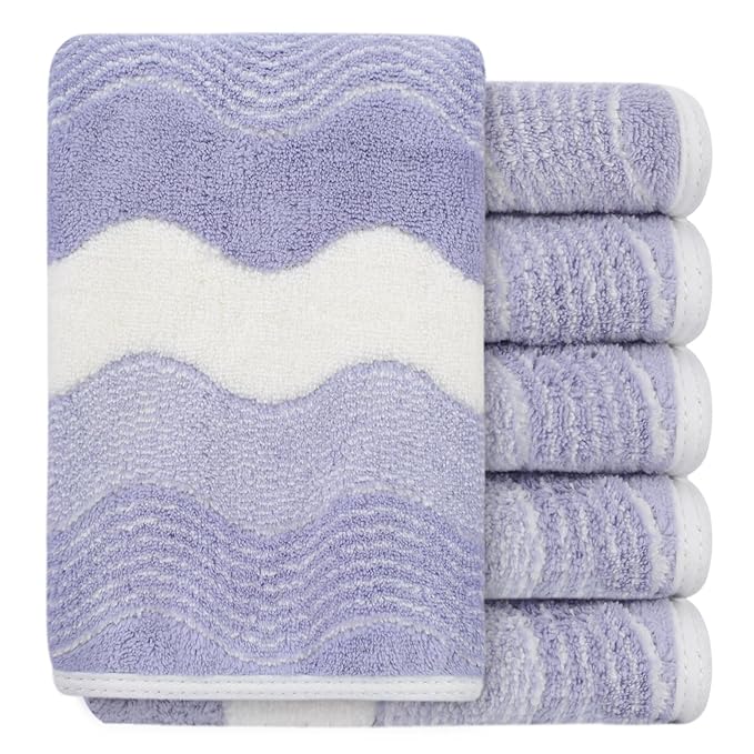 SINLAND Absorbent Coral Velvet Washcloth Ultra Soft Microfiber Face Towels 12 x by SINLAND