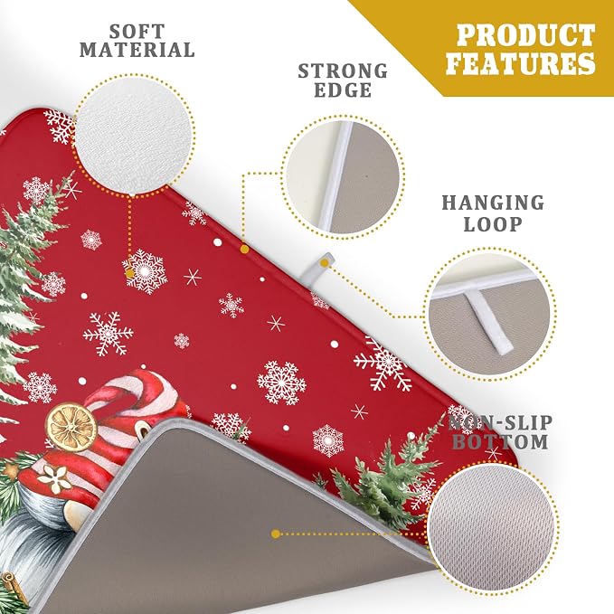 Christmas Gnome Dish Drying Mats - Image 4