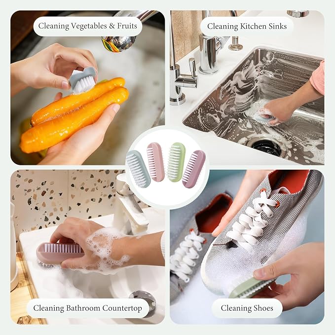 Nail Brush for Cleaning Fingernails, Larbois Deep Cleaning Fingernail Brush Two - Image 5