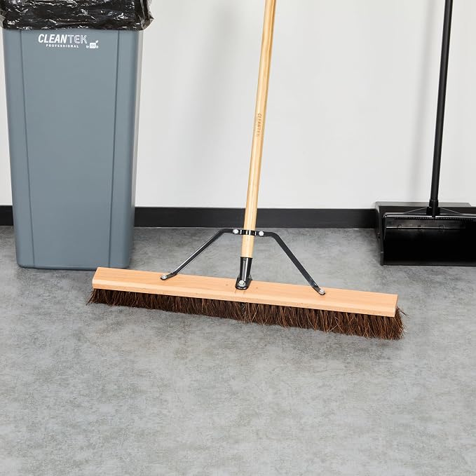Restaurantware-BROOM HEAD ONLY: Clean Tek Professional 30-Inch Indoor Broom Head - Image 3