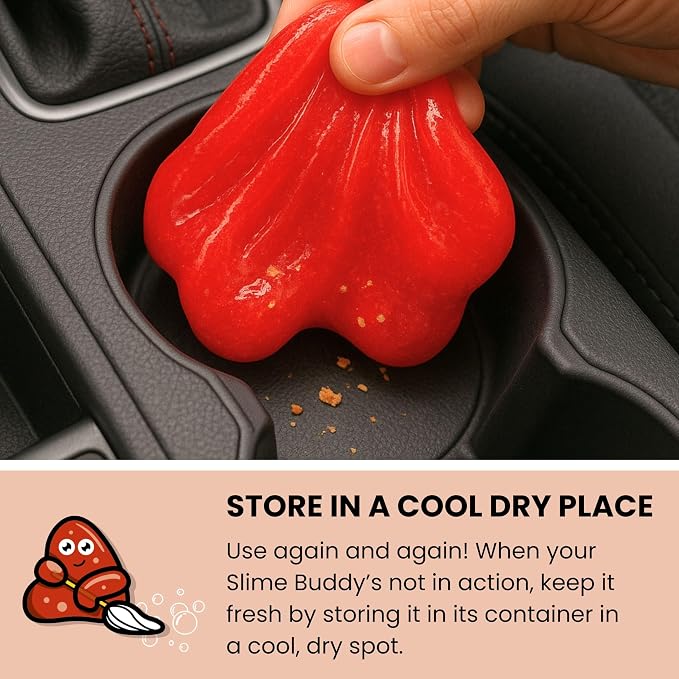 Slime Buddies Car Cleaning Gel Putty - Image 2