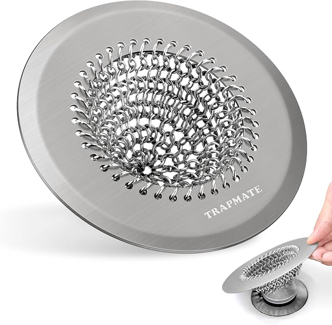 Shower Drain Hair Catcher, Fast Drainage Bathtub Drain Hair Catcher, Easy Clean by TRAPMATE