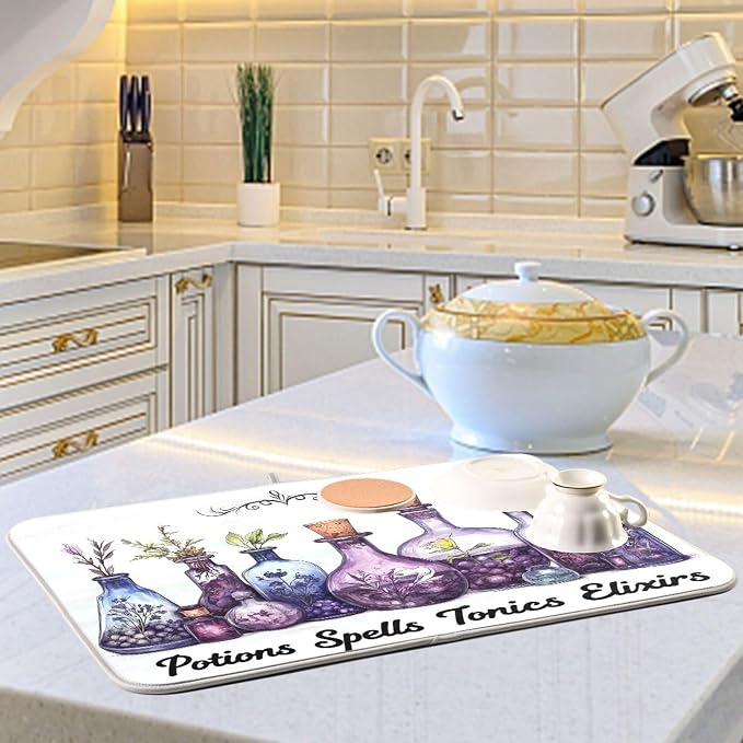 Halloween Potions Dish Drying Mat - Image 6