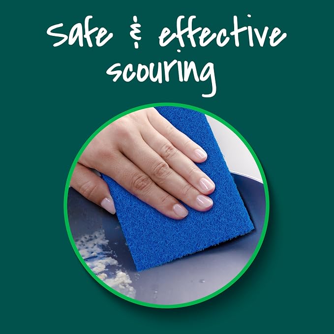Scotch-Brite Zero Scratch Scouring Pad, Effective + Gentle Dish Scrubber - Image 6