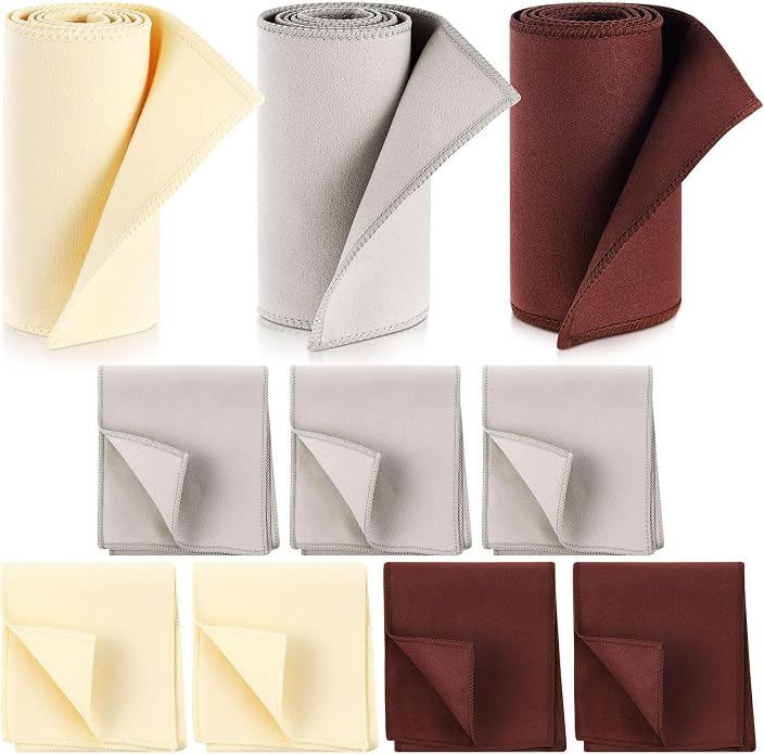 10 Pcs Shine Shoes Cloth Kit Polish Dauber Applicators Cleaning Leather Shoes by ZJoey