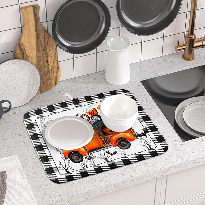 Holiday Truck Dish Drying Mat - Image 6