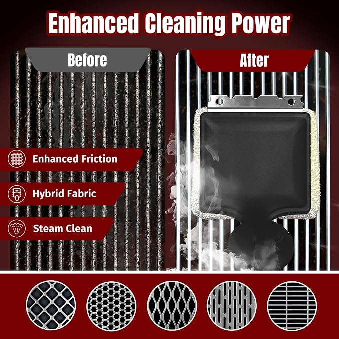 Grill Brush Bristle Free with Aramid Fiber - Image 3