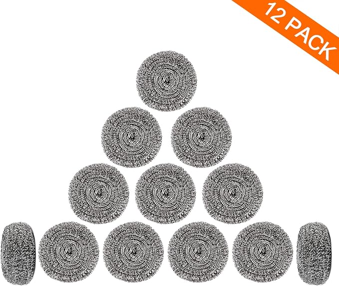 12Pack Upgraded Steel Wool Scrubbers - Image 7