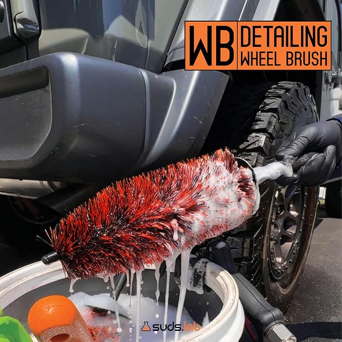 Suds Lab WB Premium Detailing Wheel Brush - Image 7