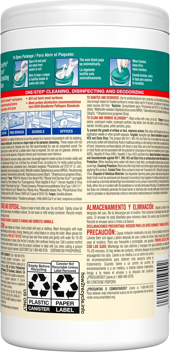 CloroxPro Clorox Disinfecting Wipes, Fresh Scent - Image 11
