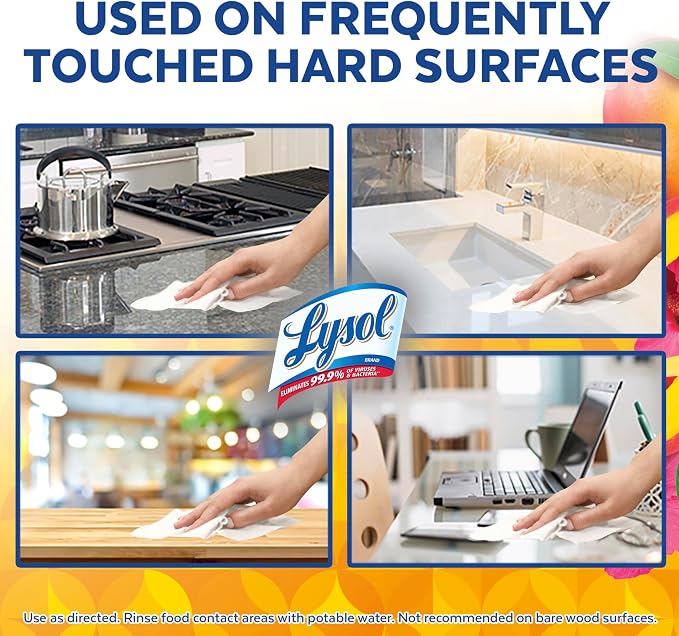 Lysol Disinfectant Wipes, Dorm Room Essentials - Image 3